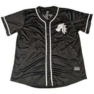 FORBIDDEN KINGDOM MUSIC FESTIVAL 2020 Men 2XL Black ELECTRIC FAMILY Jersey EUC